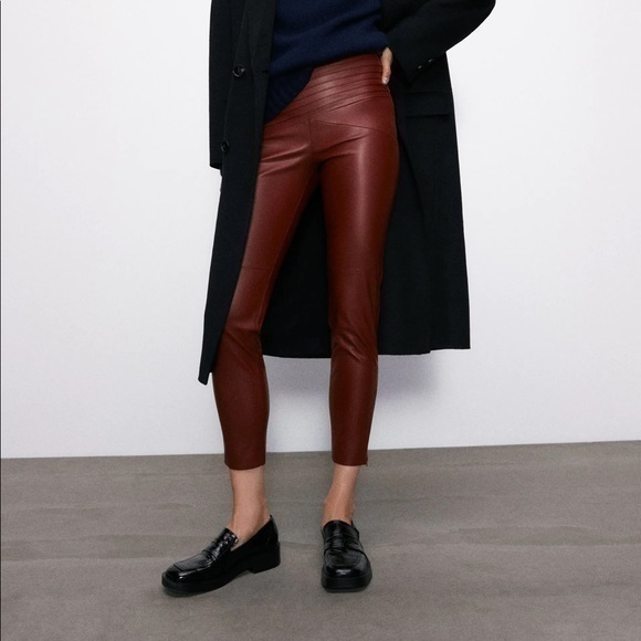 Zara Pants - Zara Faux Leather Leggings